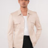 beige stylish jacket men