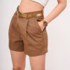 brown shorts women
