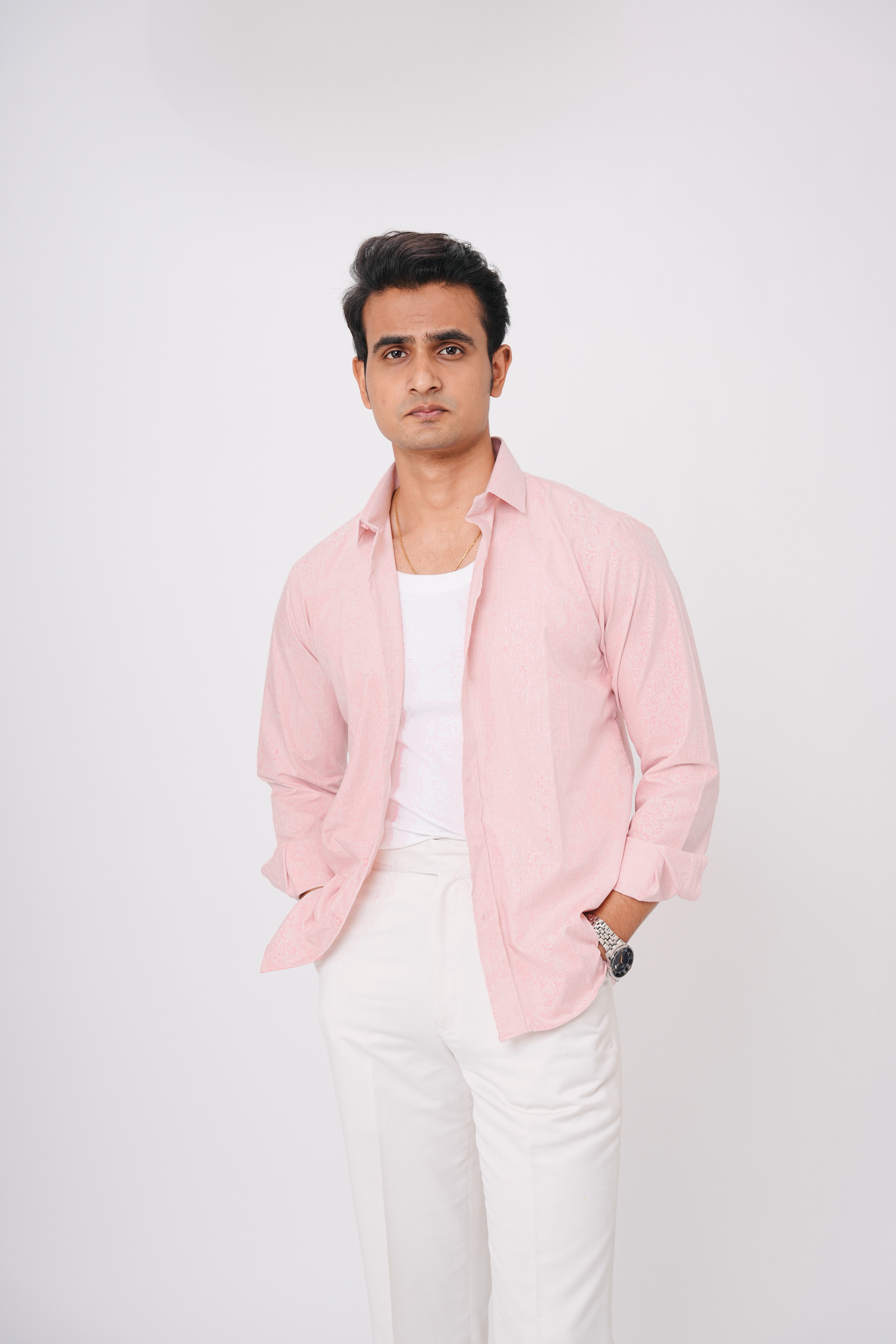 baby pink summer shirt