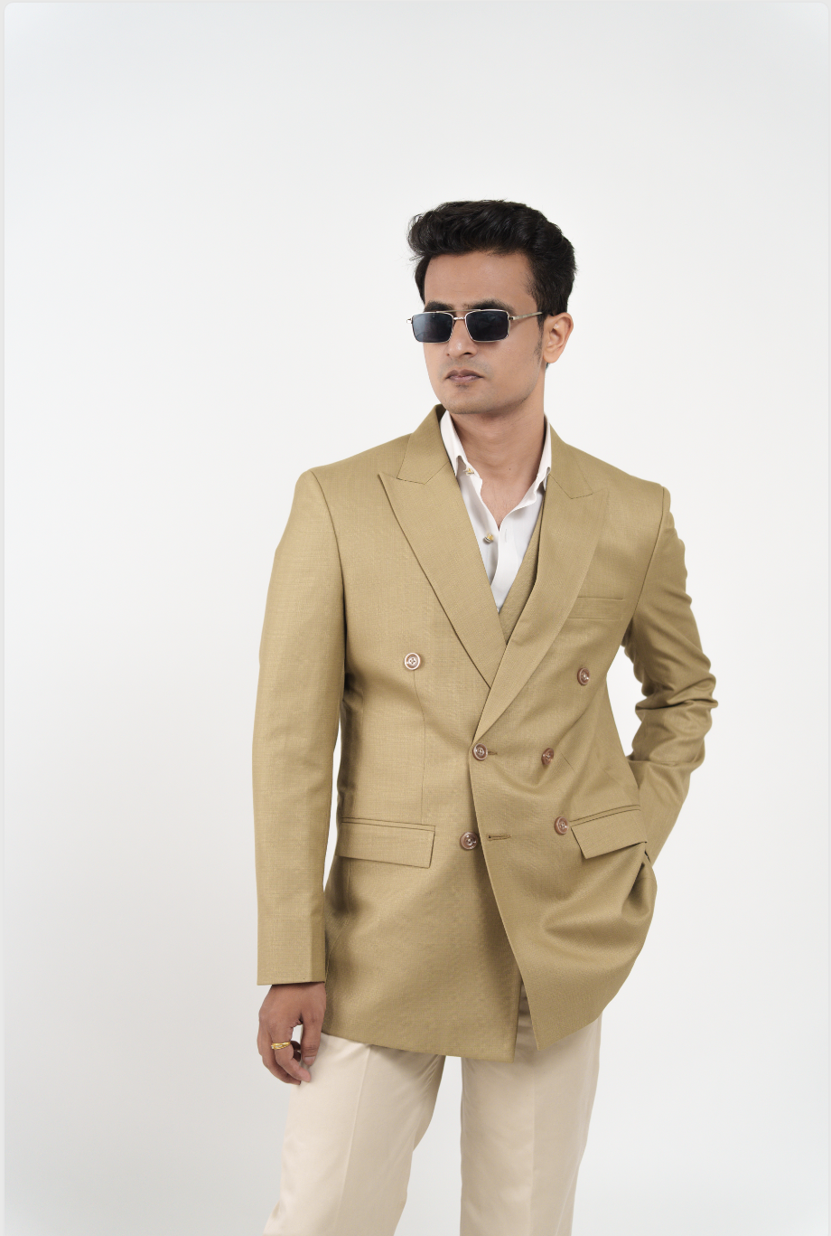 double breasted blazer