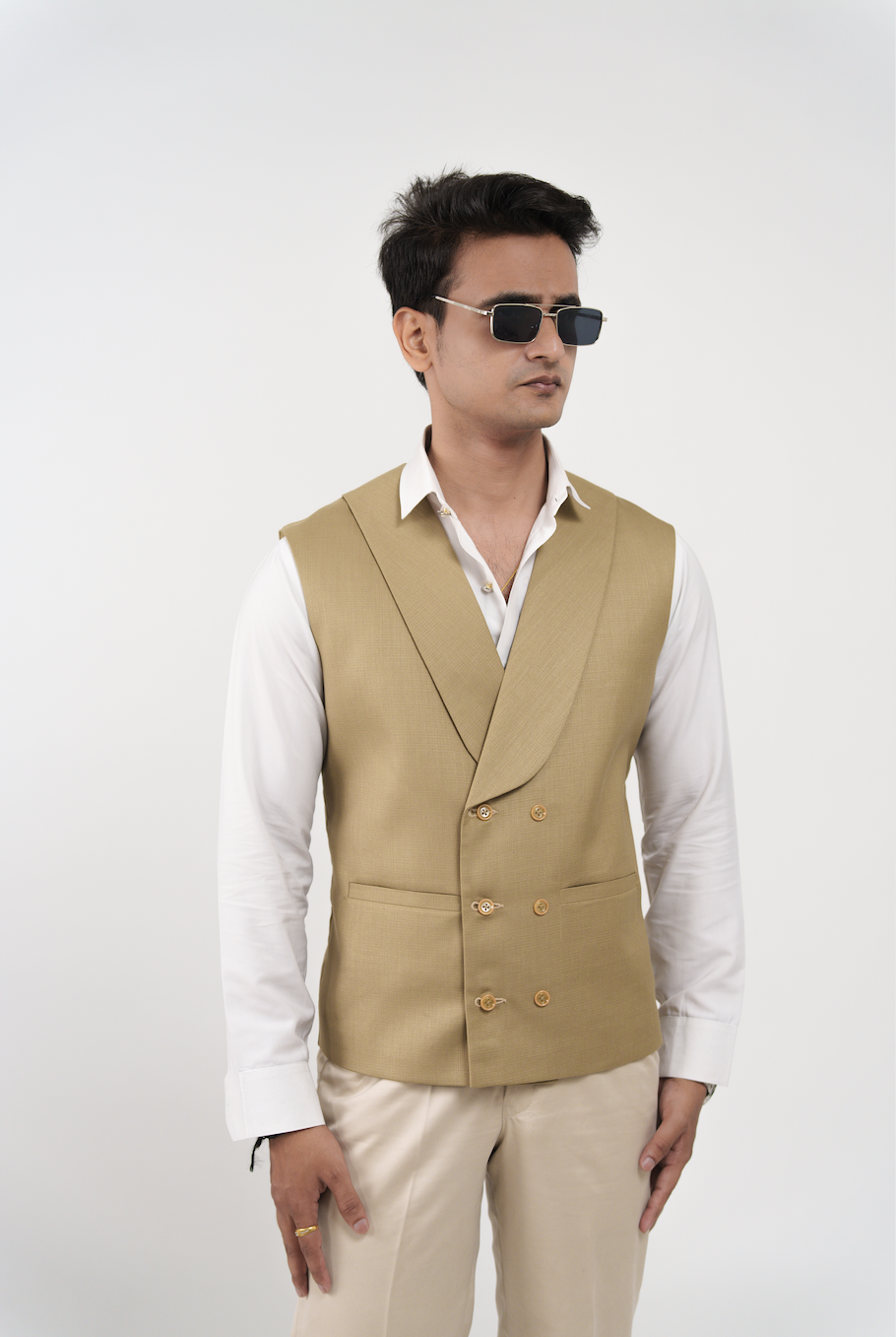 double button waistcoat